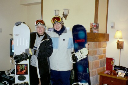 Snowboarding Sisters!